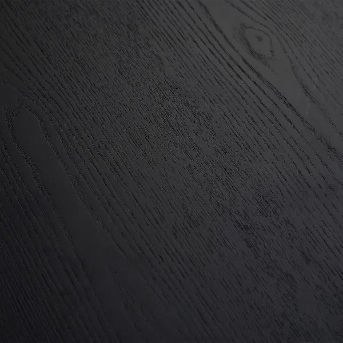 Julian Bowen Louis Fluted Round Dining Table - Black – image 8