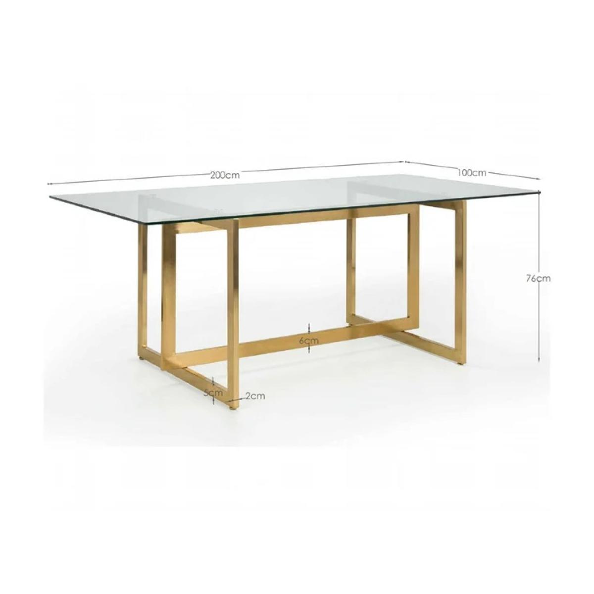 Julian Bowen Minori Dining Table In Gold – image 11