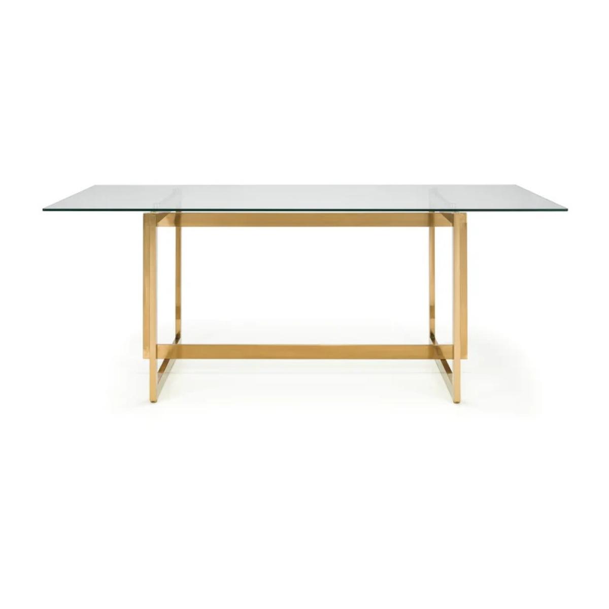 Julian Bowen Minori Dining Table In Gold – image 3