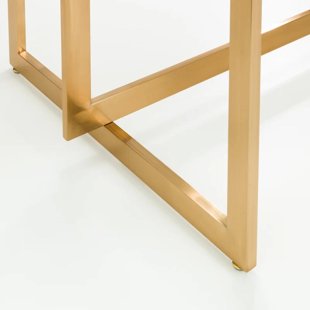 Julian Bowen Minori Dining Table In Gold – image 5