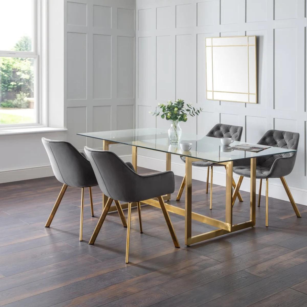 Julian Bowen Minori Dining Table In Gold – image 8