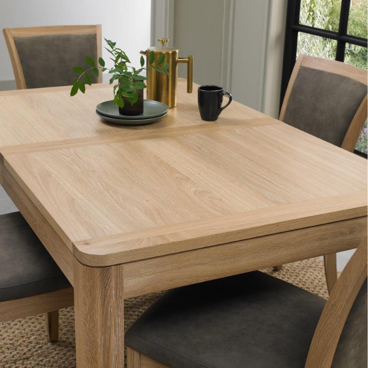 Jasper Oak 4-6 Extending Dining Table – image 8