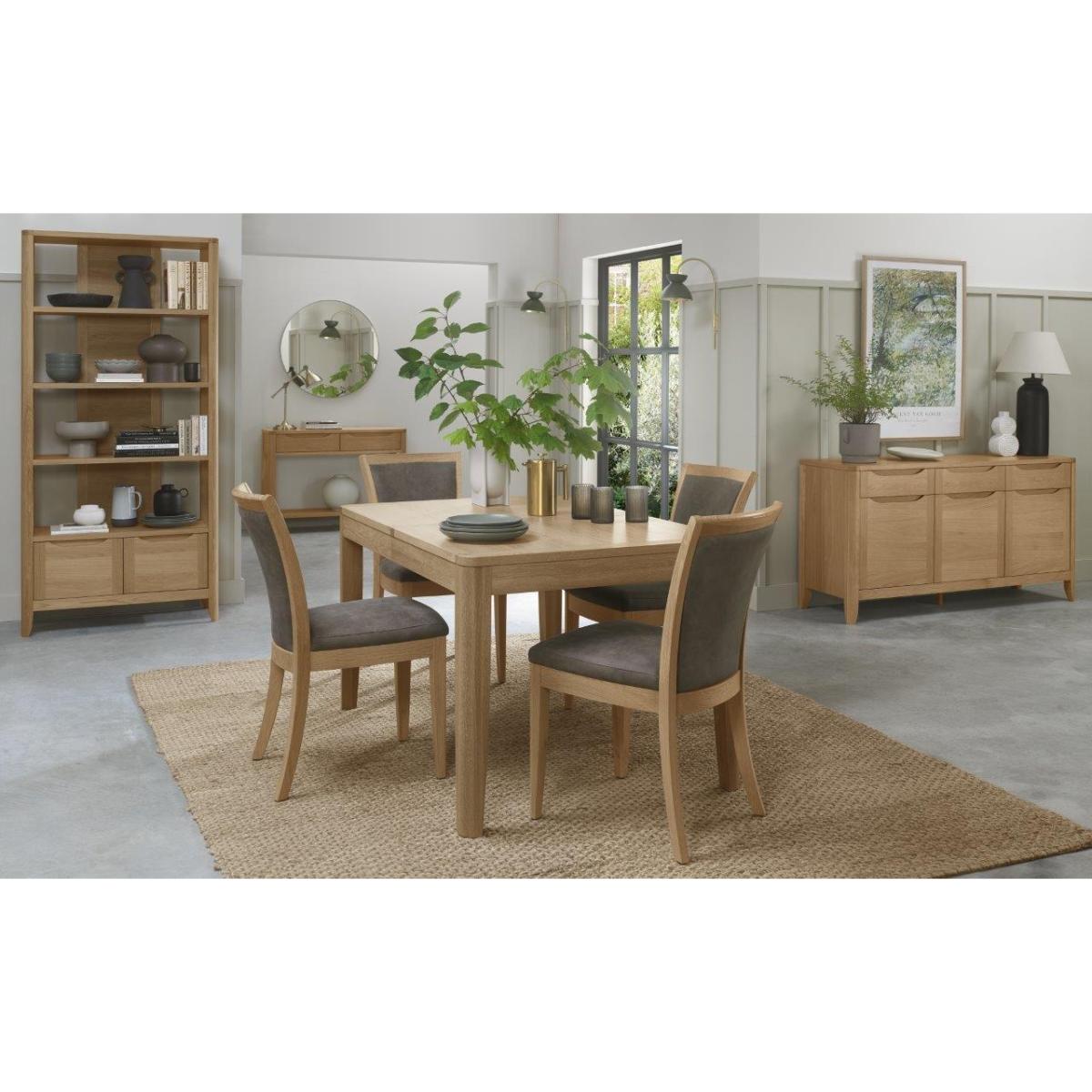 Jasper Oak 4-6 Extending Dining Table – image 9