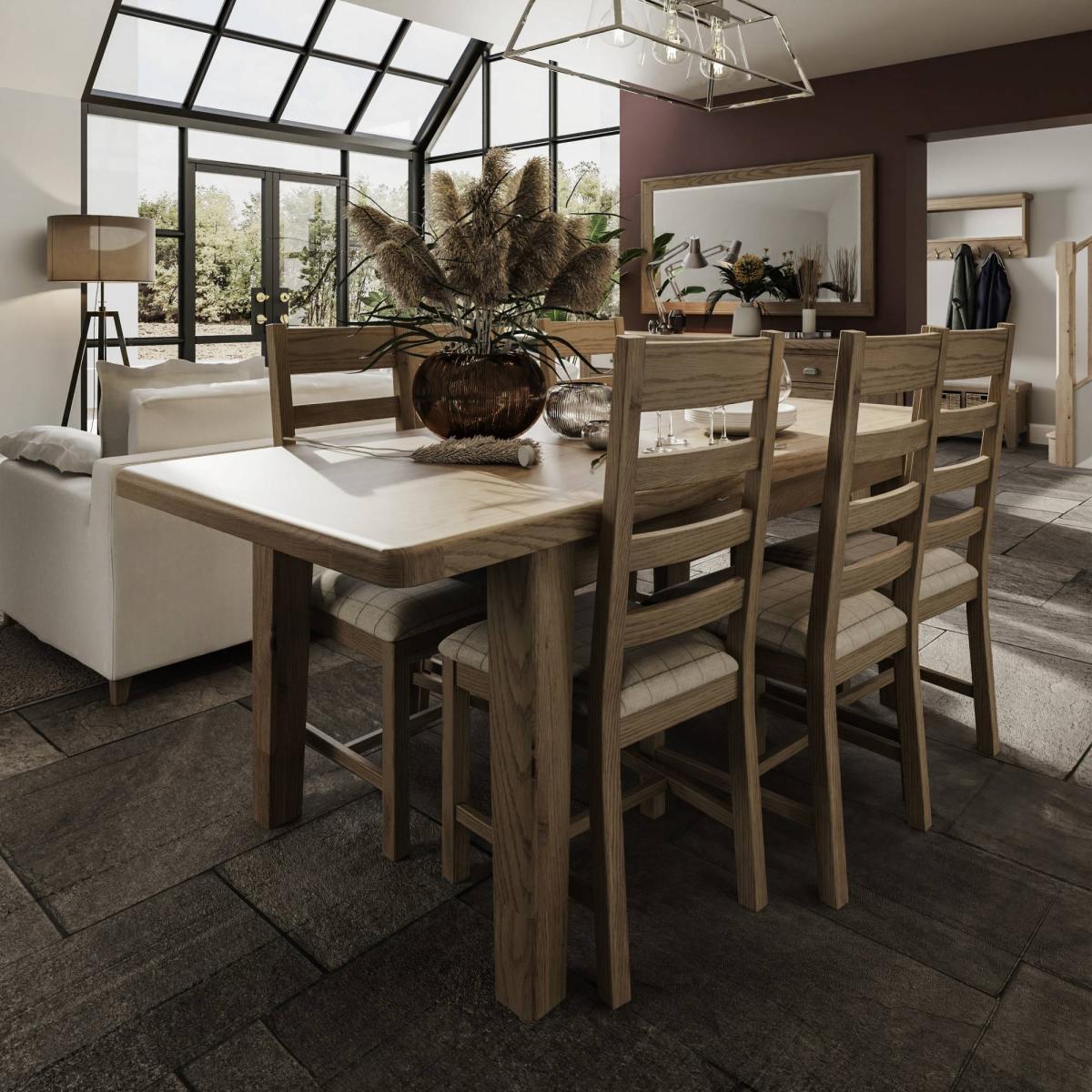 Hexham 1.8m Extending Dining Table – image 1