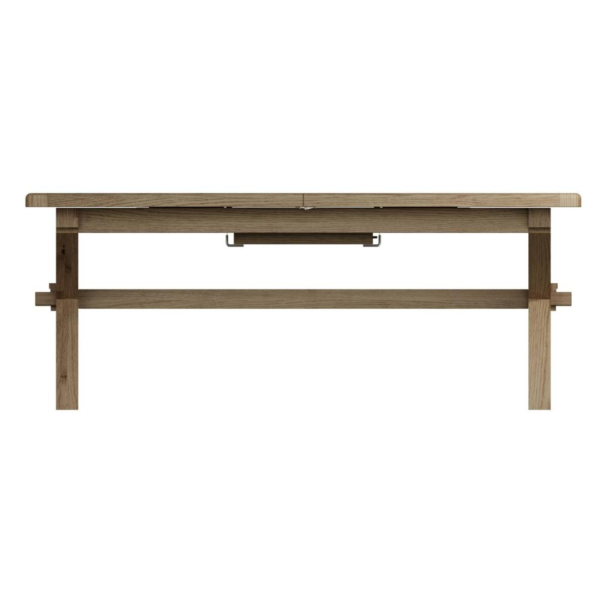 Hexham 2.0m Cross Leg Extending Dining Table – image 4