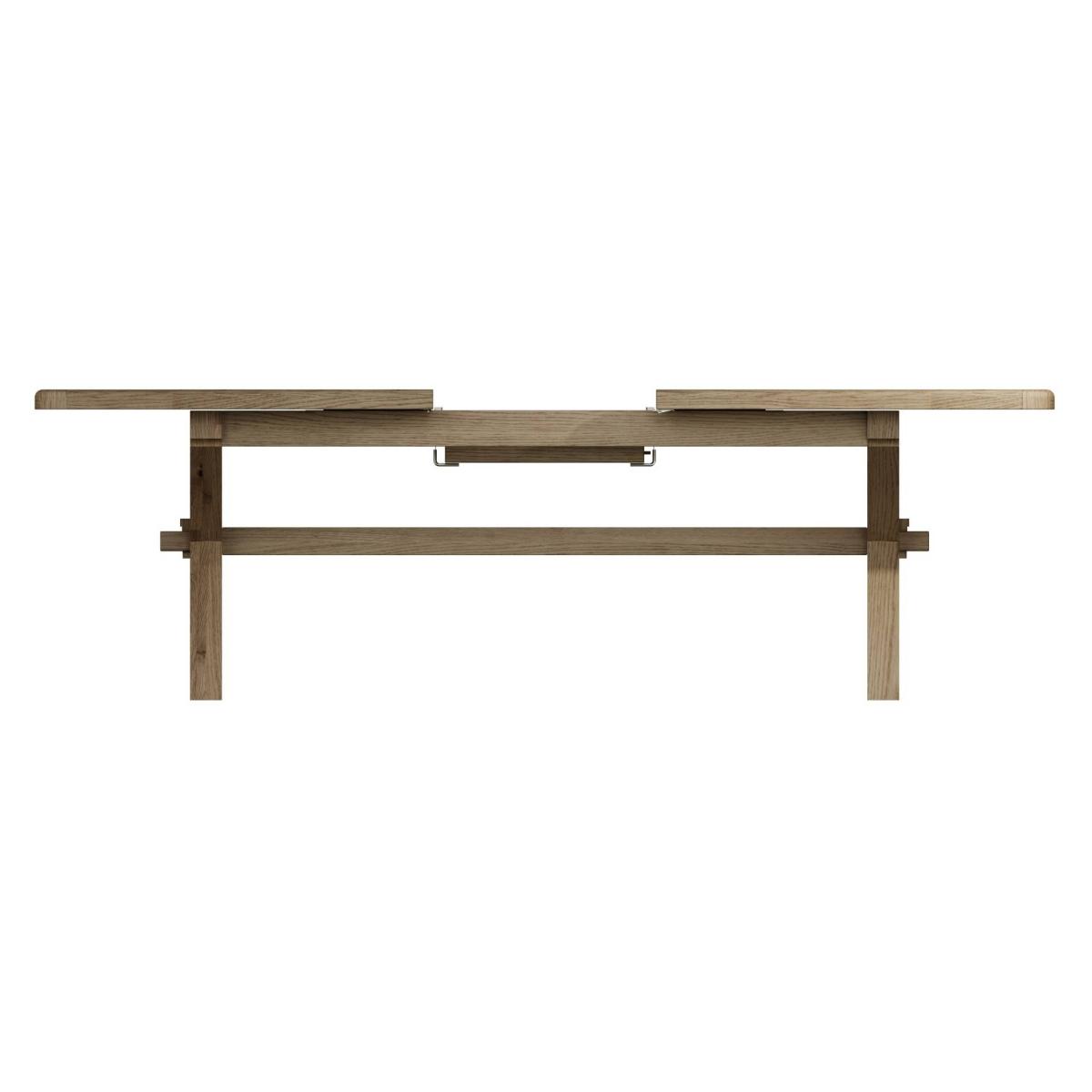 Hexham 2.0m Cross Leg Extending Dining Table – image 5