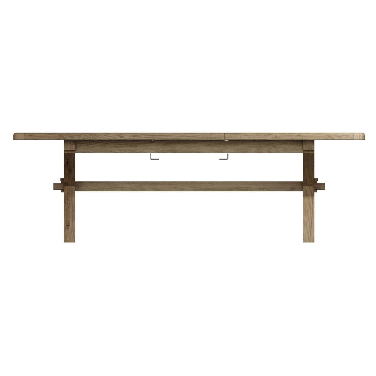 Hexham 2.0m Cross Leg Extending Dining Table – image 6