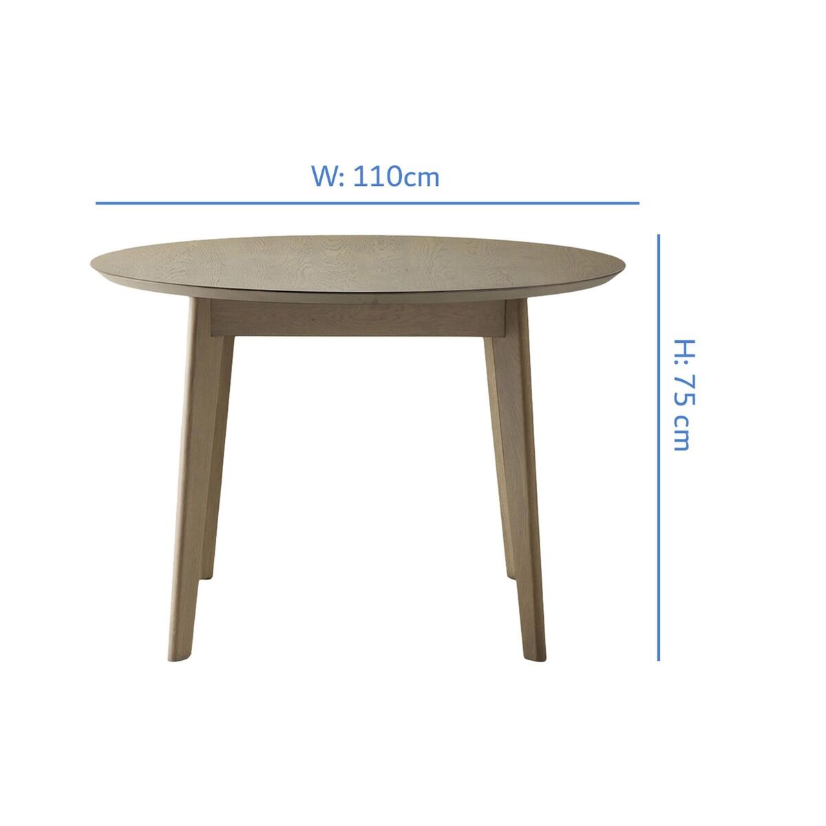 Travis Round Dining Table in Natural – image 6