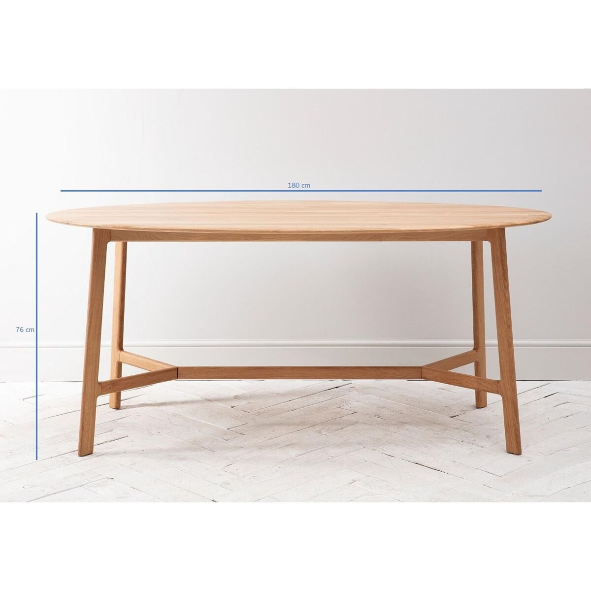 Menorca Oak Dining Table – image 5