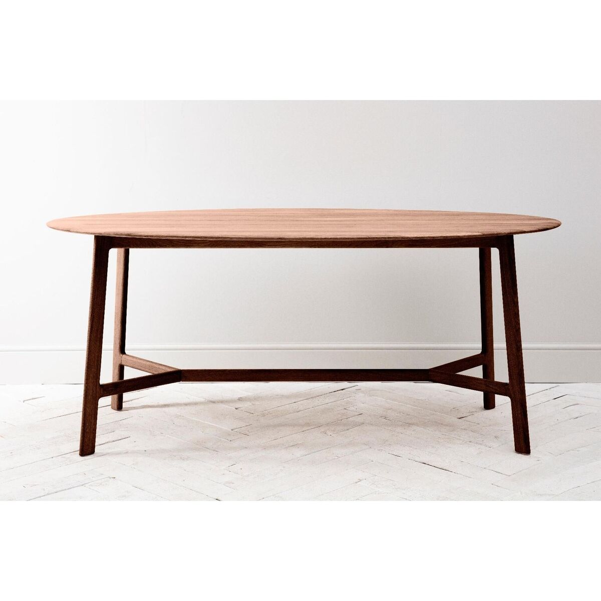 Menorca Walnut Oval Dining Table – image 2