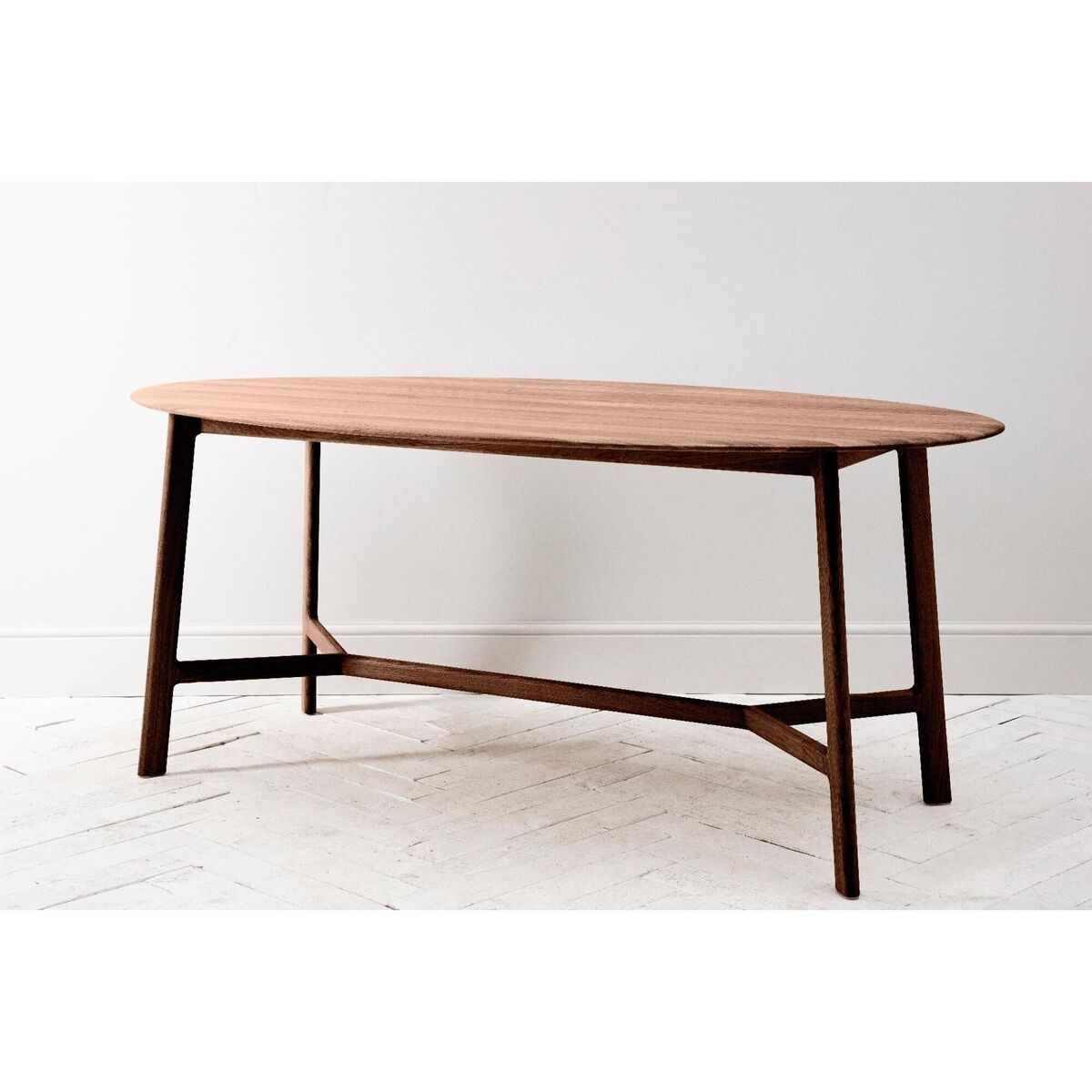 Menorca Walnut Oval Dining Table – image 4