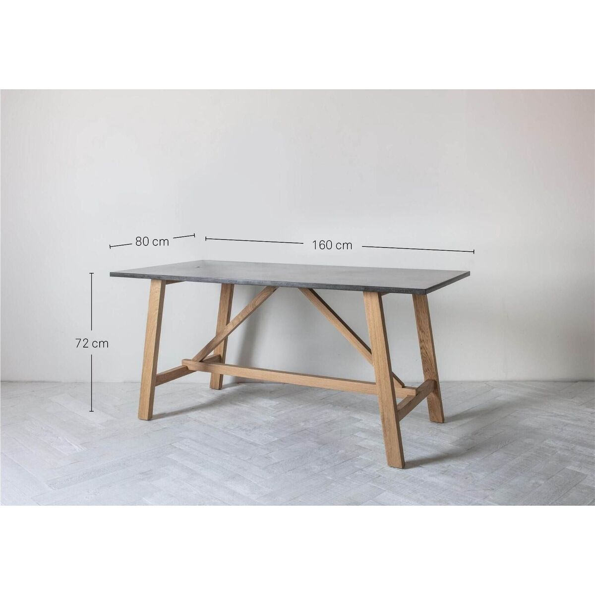 Alec Oak Dining Table – image 7