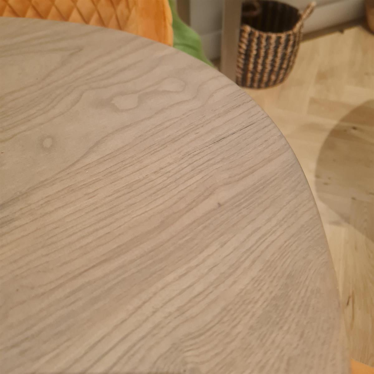 ExDisplay Aries 6 Seater Solid Wooden Oval Dining Table 200cm – image 7