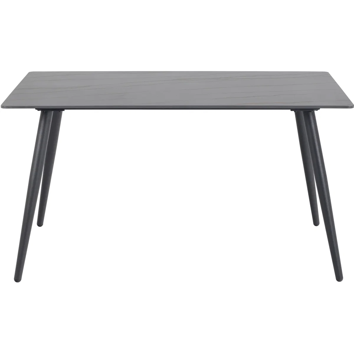 Wicklow Ceramic Dining Table in Black 140x80cm - Black – image 3