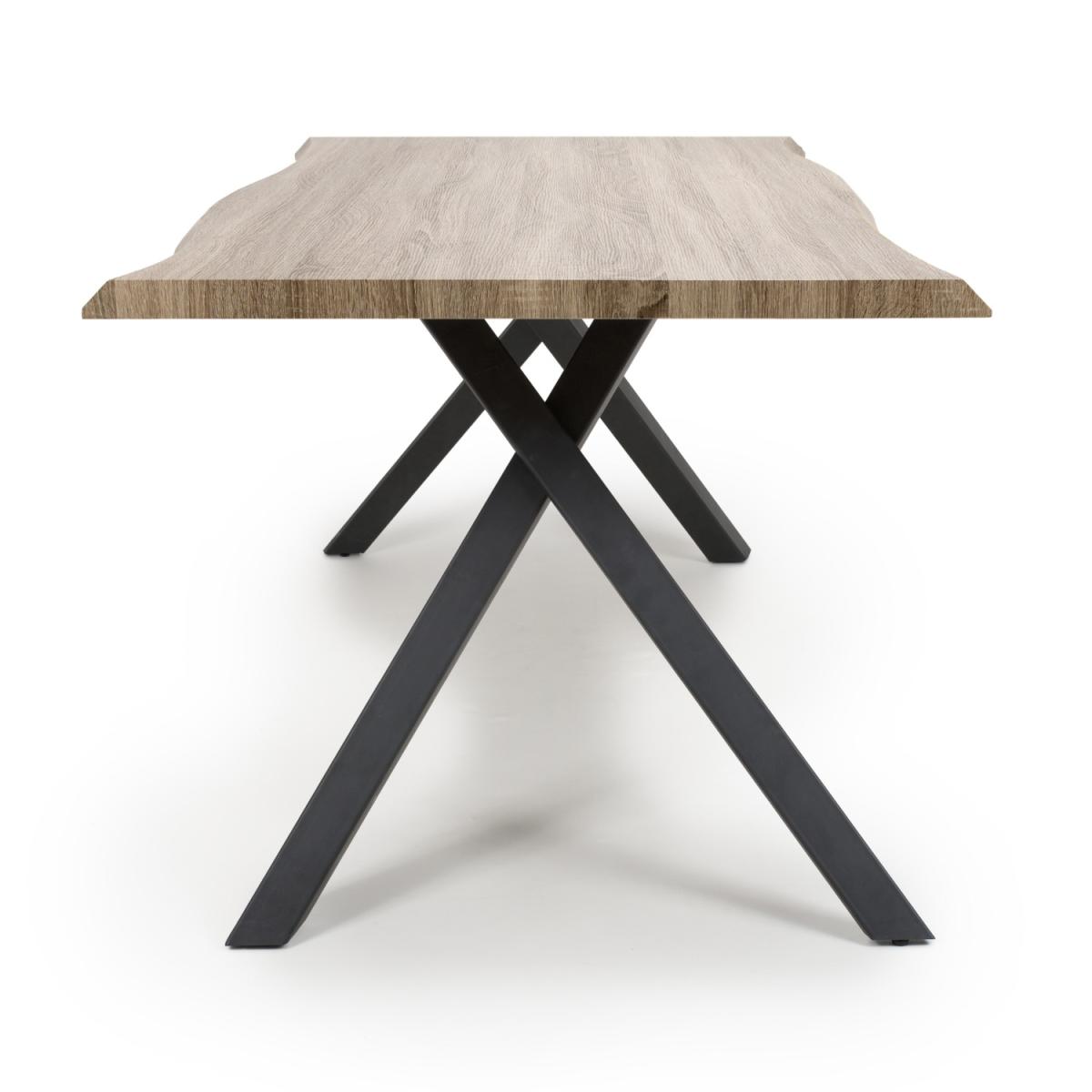 Narvik Curved Dining Table - Medium Oak / 180cm – image 4