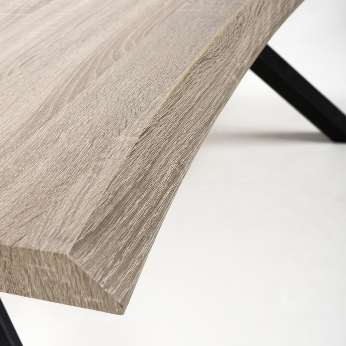 Narvik Curved Dining Table - Medium Oak / 180cm – image 7
