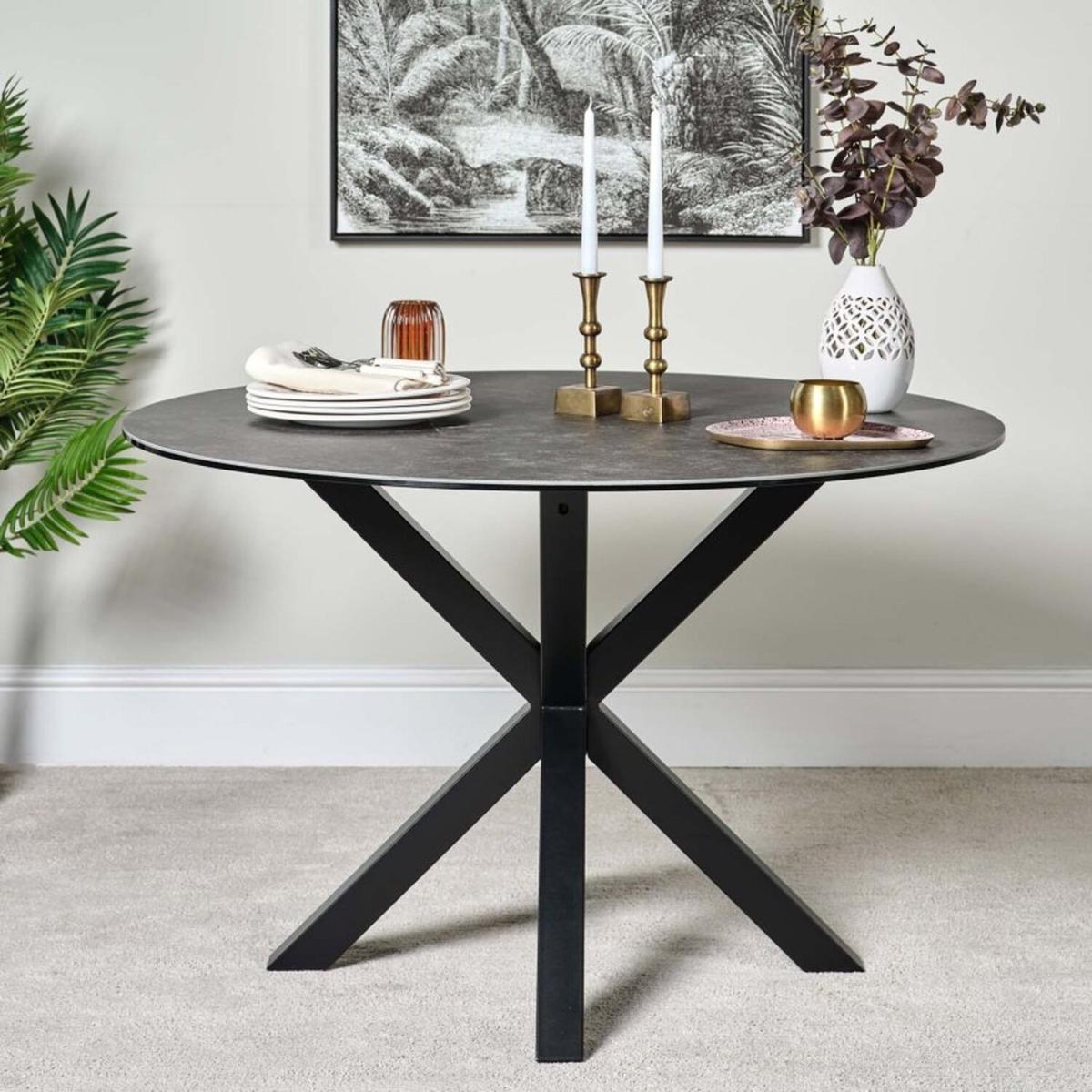 Eastcote Round Dining Table - Black – image 2