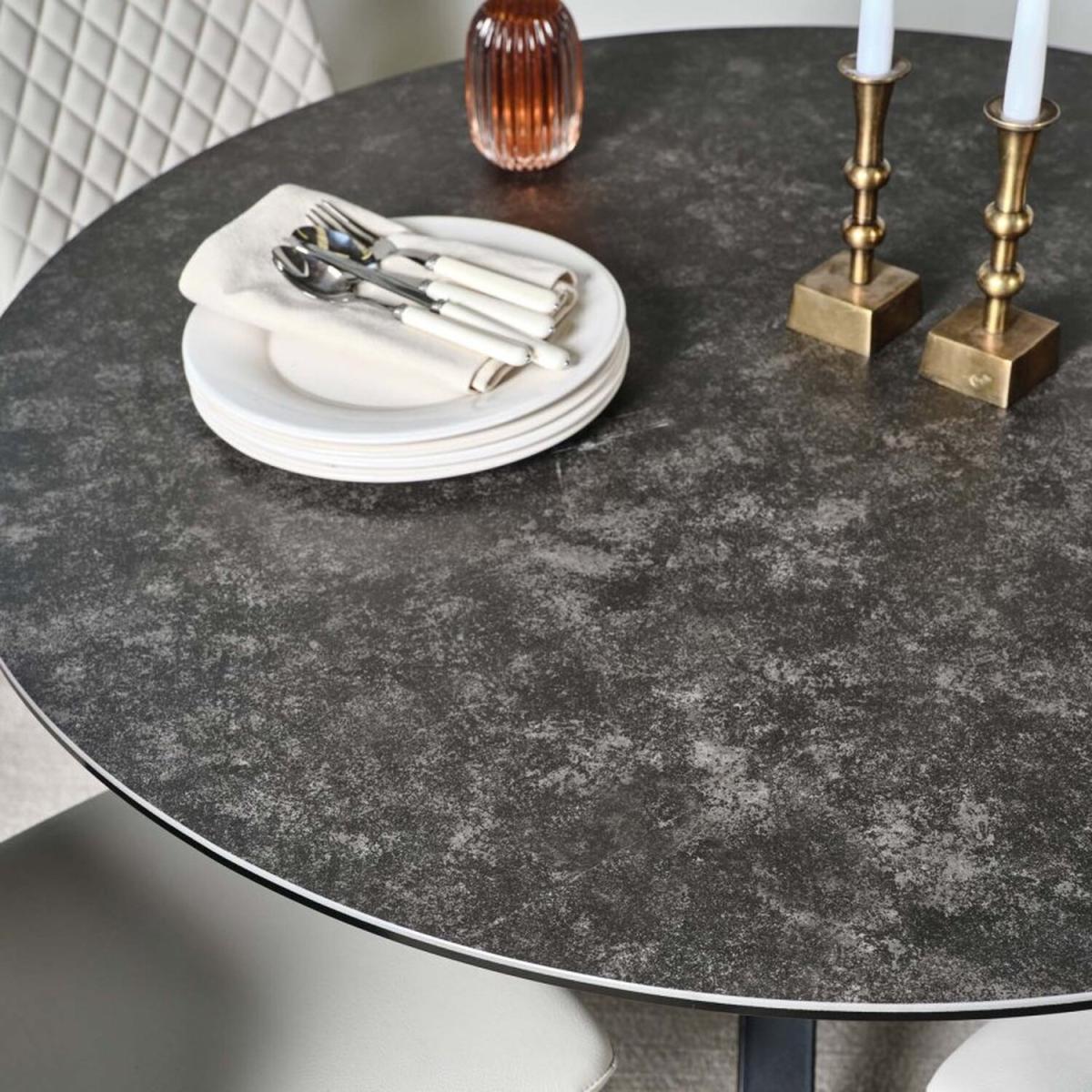 Eastcote Round Dining Table - Black – image 4