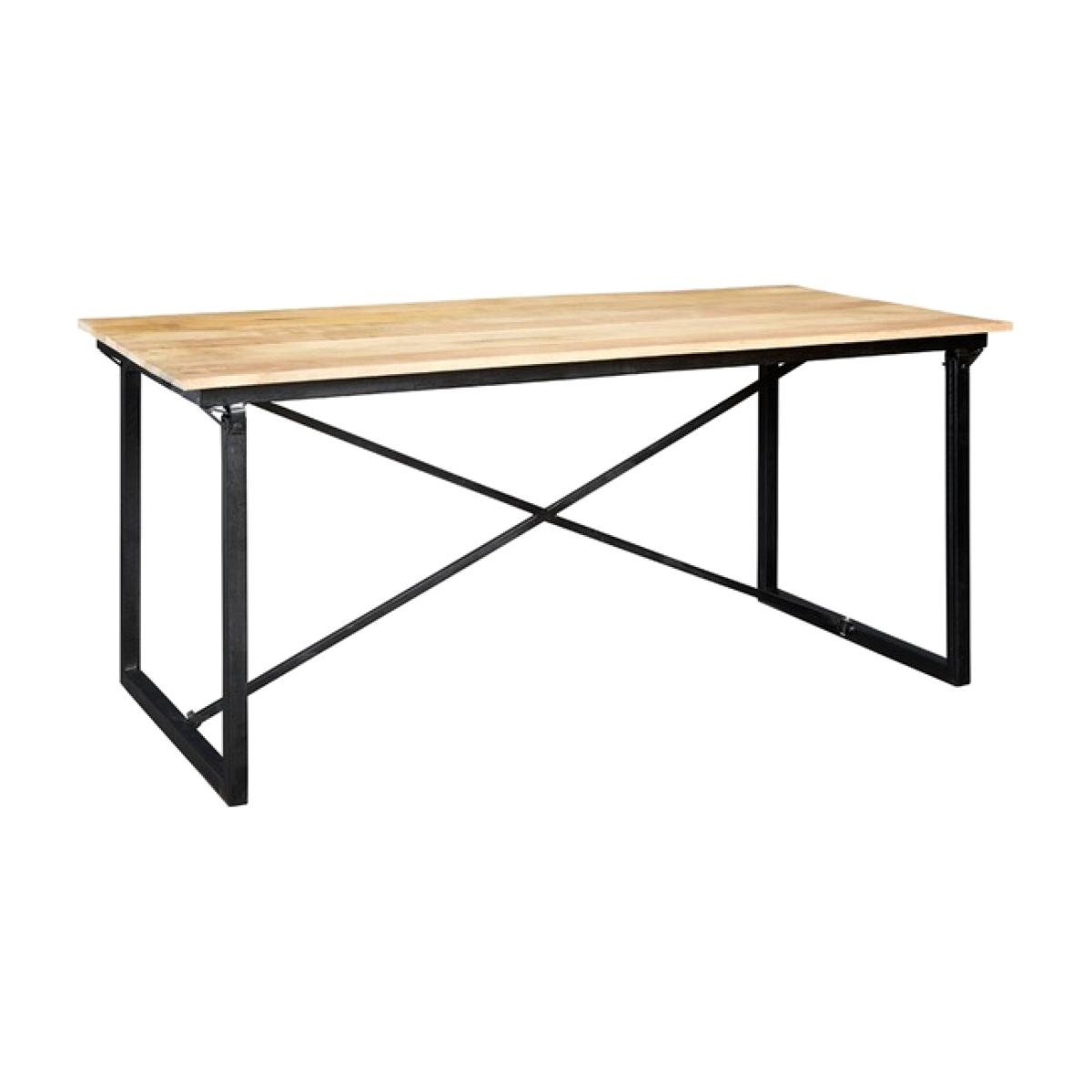 Upcycled Industrial Vintage Mintis Dining Table 6 ft - Light Wood