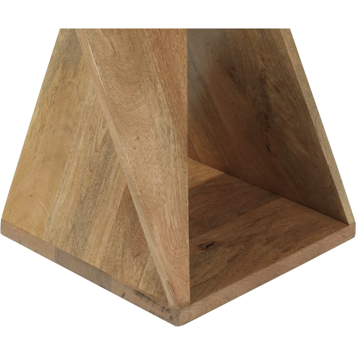 Solid Mango Wood Dining Table - Light Oak – image 5