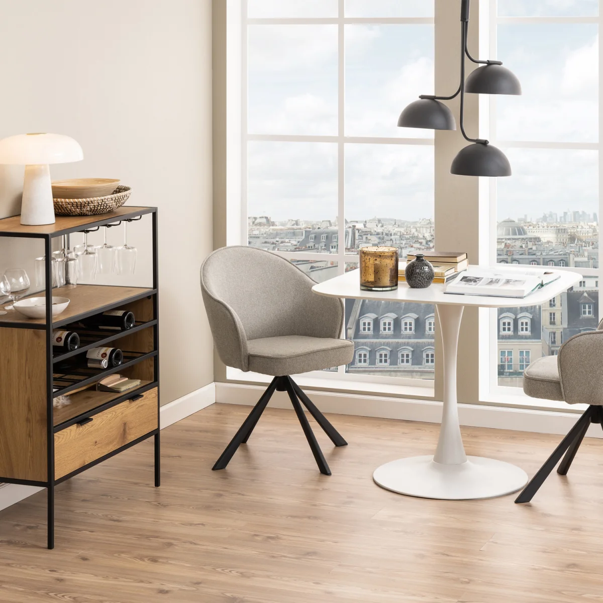 Malta Square Dining Table - White – image 4