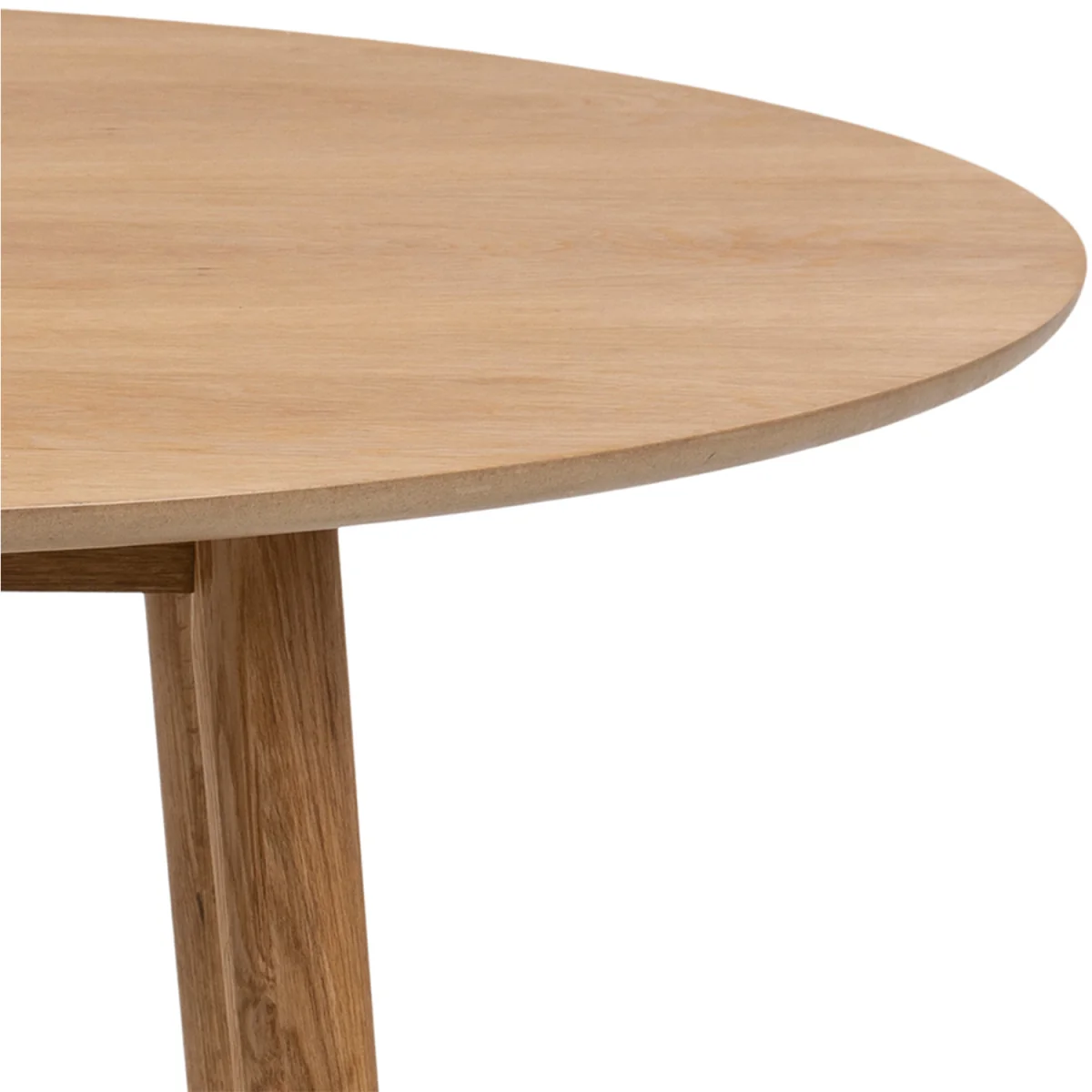 Nagano Round Dining Table in Oak 120cm - Oak – image 7