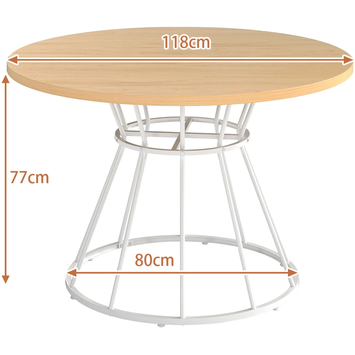Farmhouse Kitchen Table - Natural – image 3
