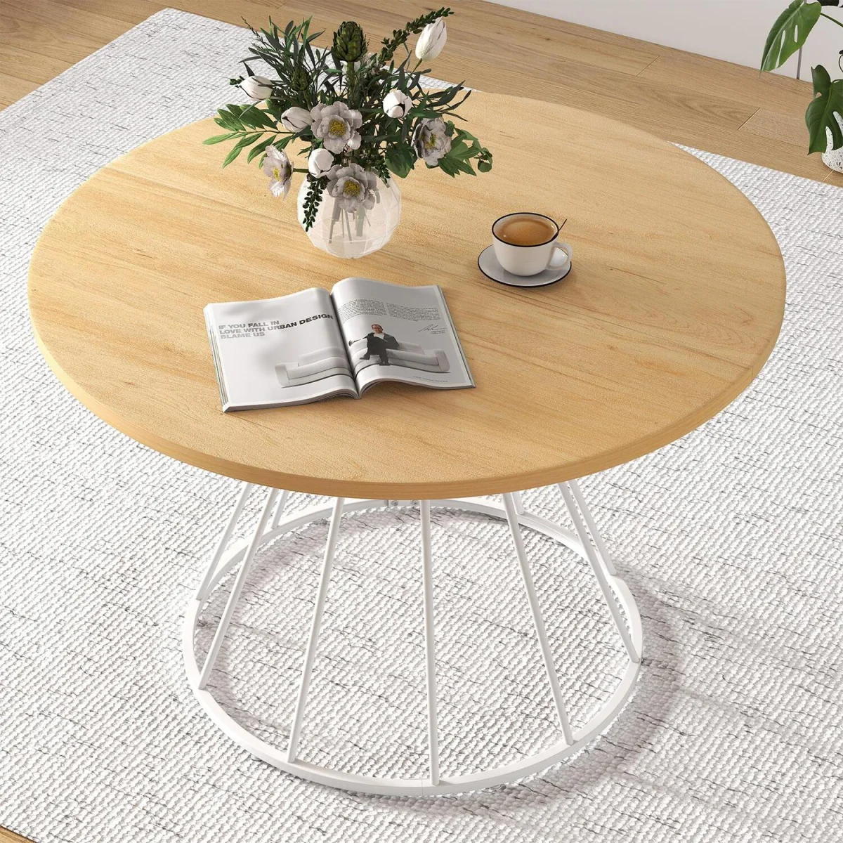Farmhouse Kitchen Table - Natural – image 4