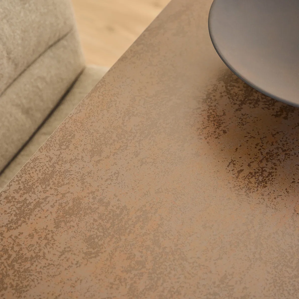 Heaven Dining Table with Ceramic Rusty Brown Top 135cm - Rusty Brown – image 3