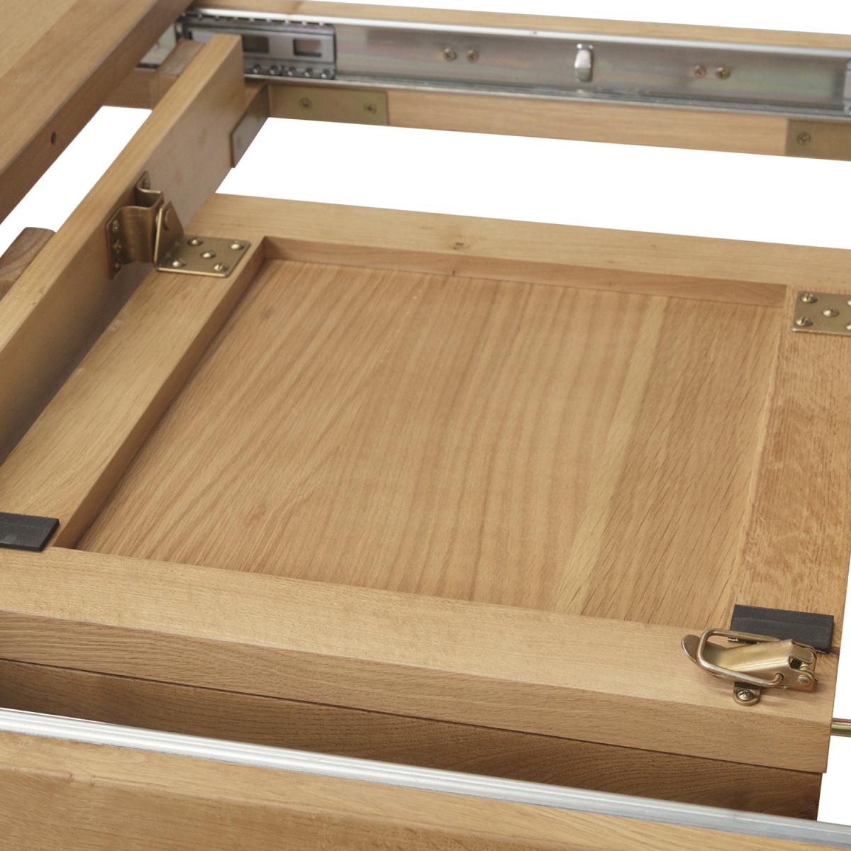 Cambridge 1.6 M Extending Dining Table - Rustic Oak – image 4