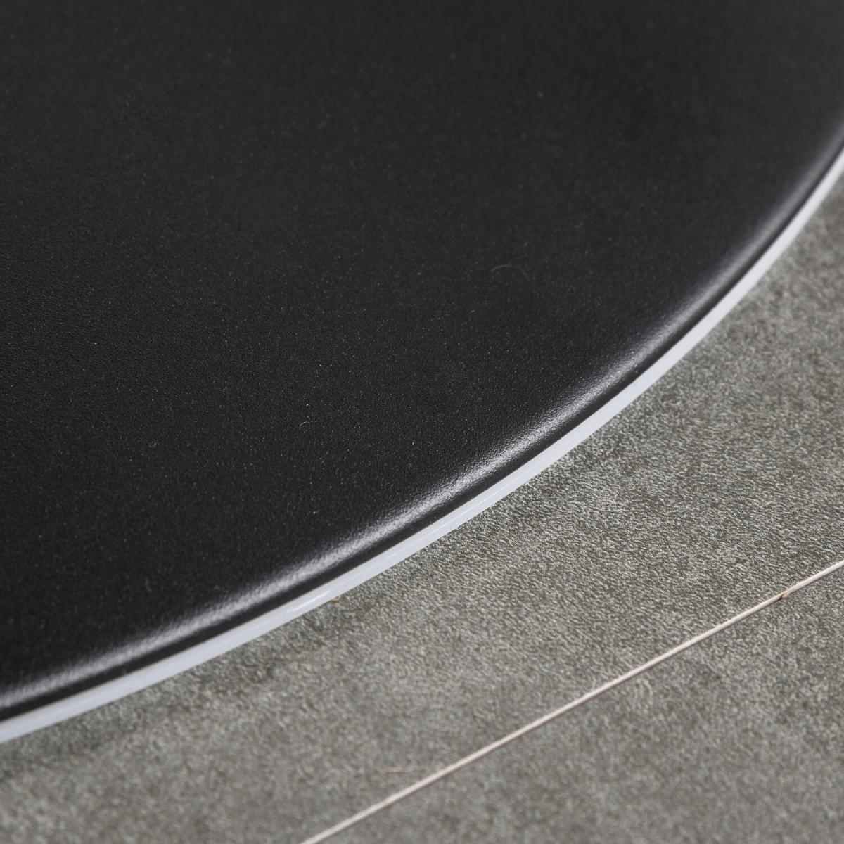 Modern Round Dining Table - Brown and black – image 5