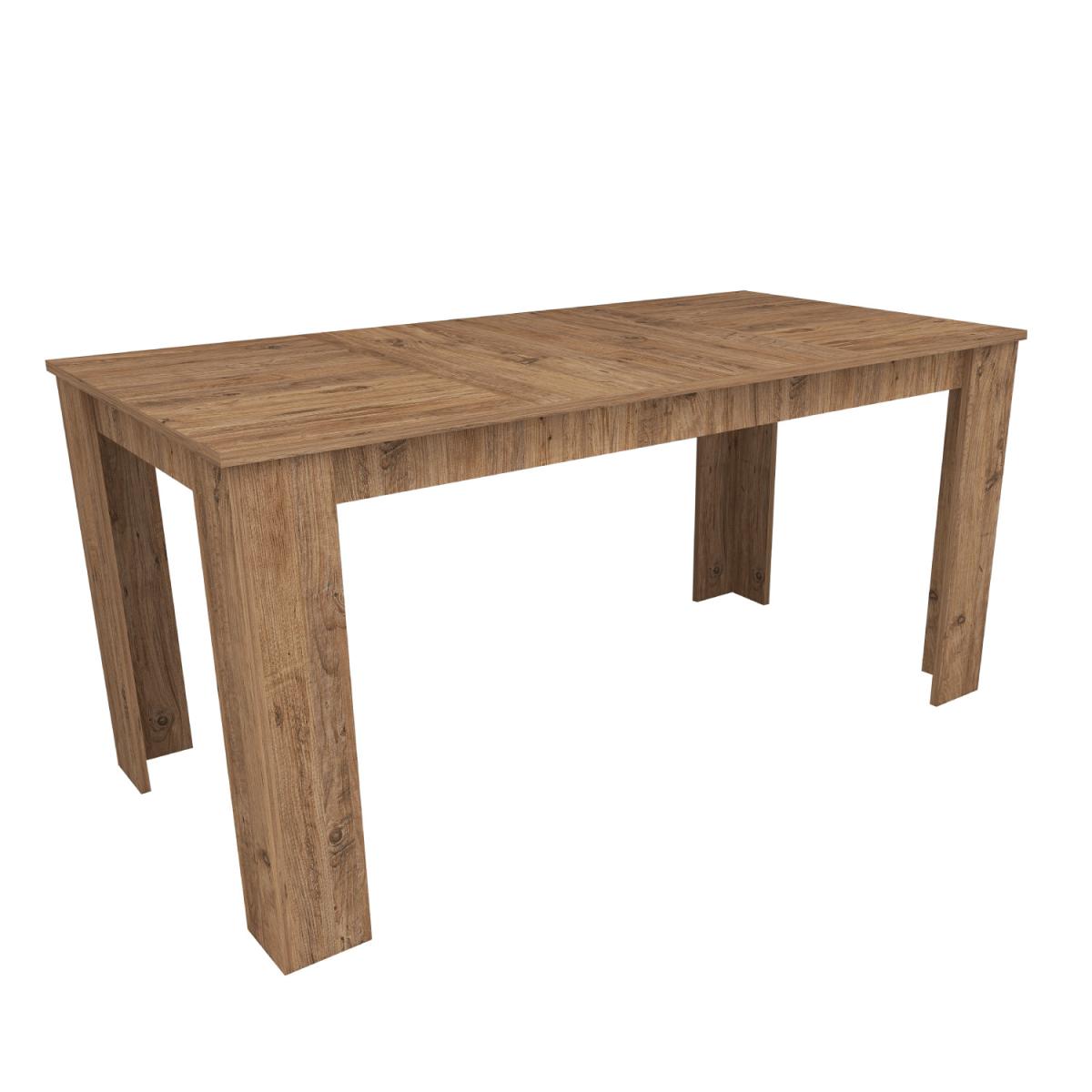 Dennis 160 cm 6 Person Dining Table - Atlantic Pine – image 5
