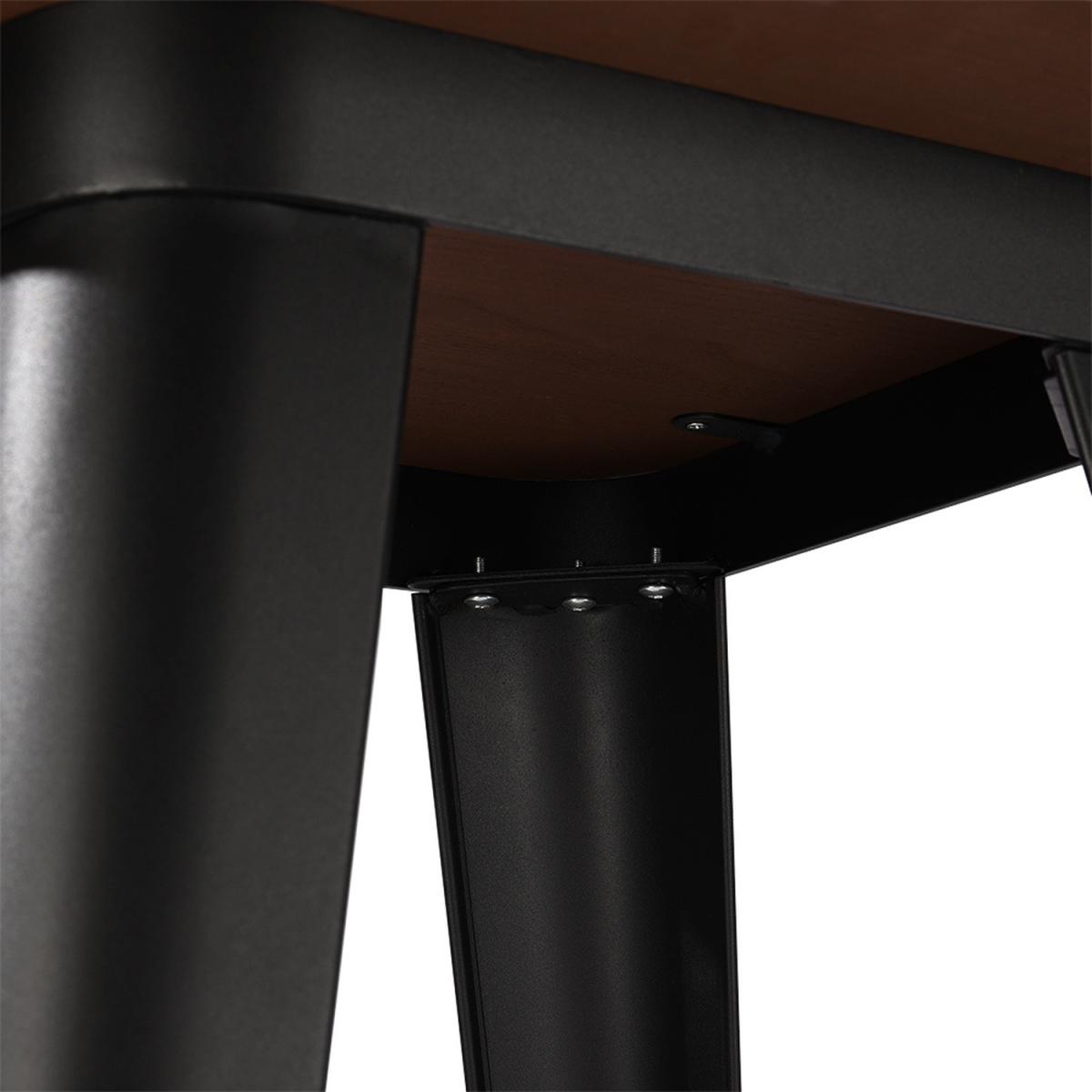 Bar High Seat Wooden Tall Counter Bistro Dining Table - Brown – image 6
