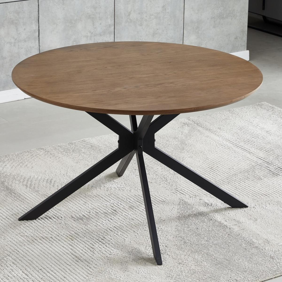 Perugia 120cm Diameter Round Dining Table - Oak