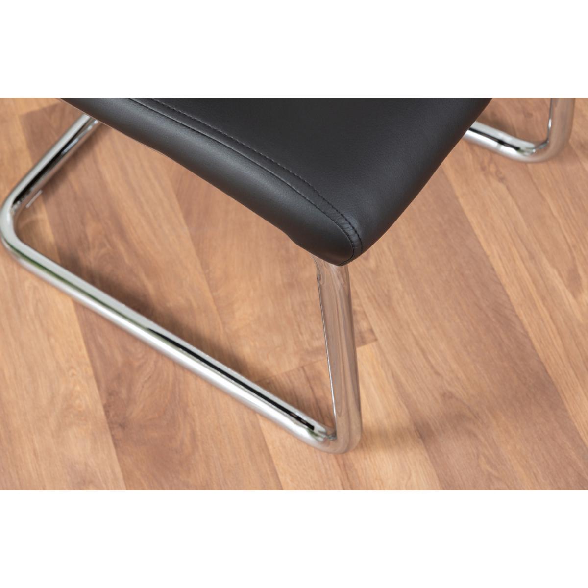 Pivero Grey High Gloss Dining Table and 6 Lorenzo Dining Chairs - White – image 29