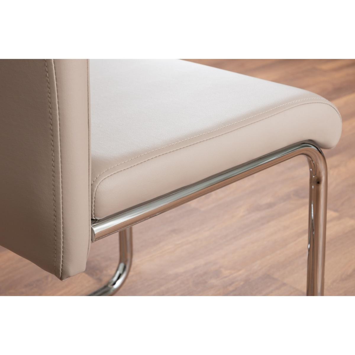 Pivero Grey High Gloss Dining Table and 6 Lorenzo Dining Chairs - White – image 57