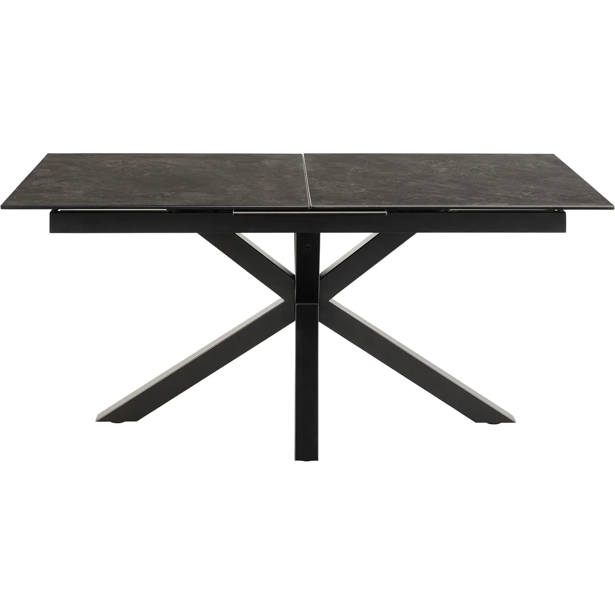 Heaven Extendable Dining Table with Ceramic Black Top 168cm - Black – image 3