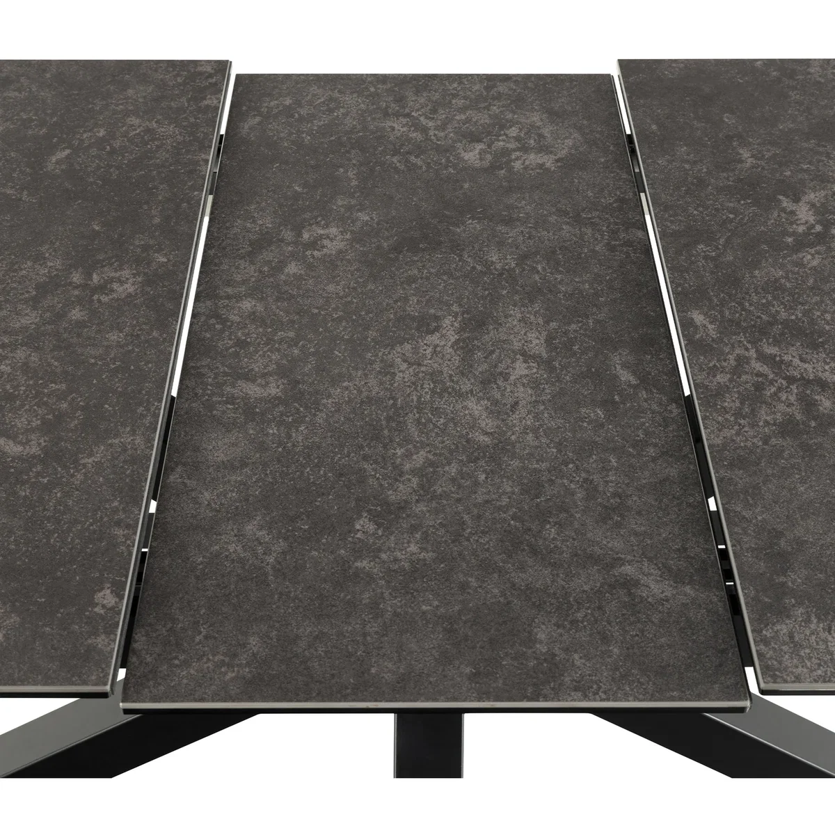 Heaven Extendable Dining Table with Ceramic Black Top 168cm - Black – image 5