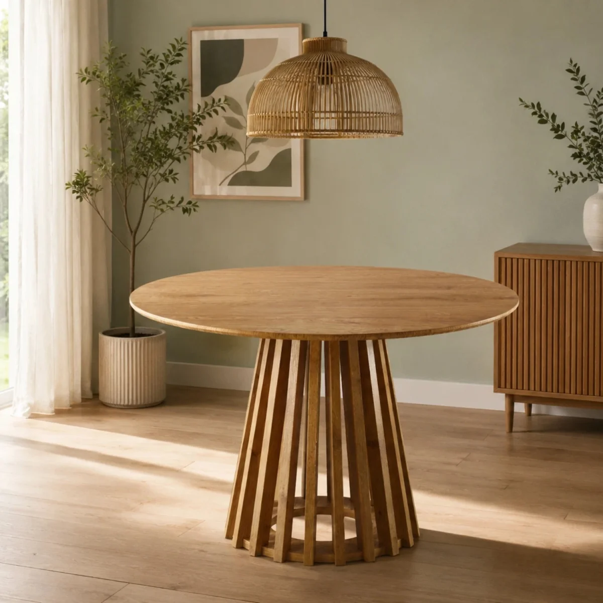 Kayci Dining Table - Oak – image 1