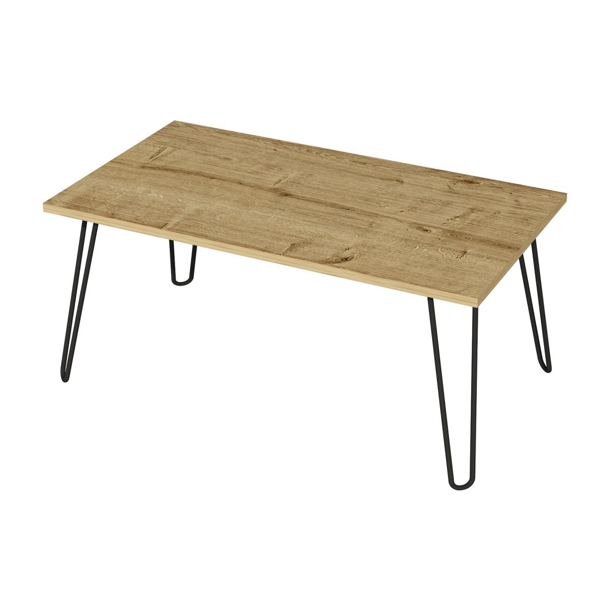 Otello Coffee Table with Metal Legs - Sapphire Oak – image 1