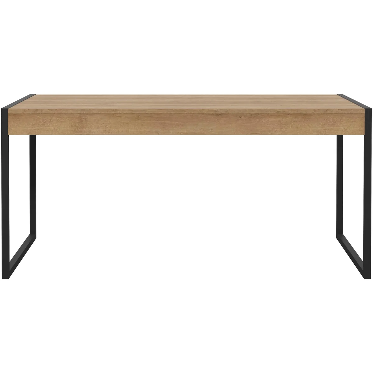 High Rock Dining Table in Riviera Oak - Black & Riviera Oak – image 3