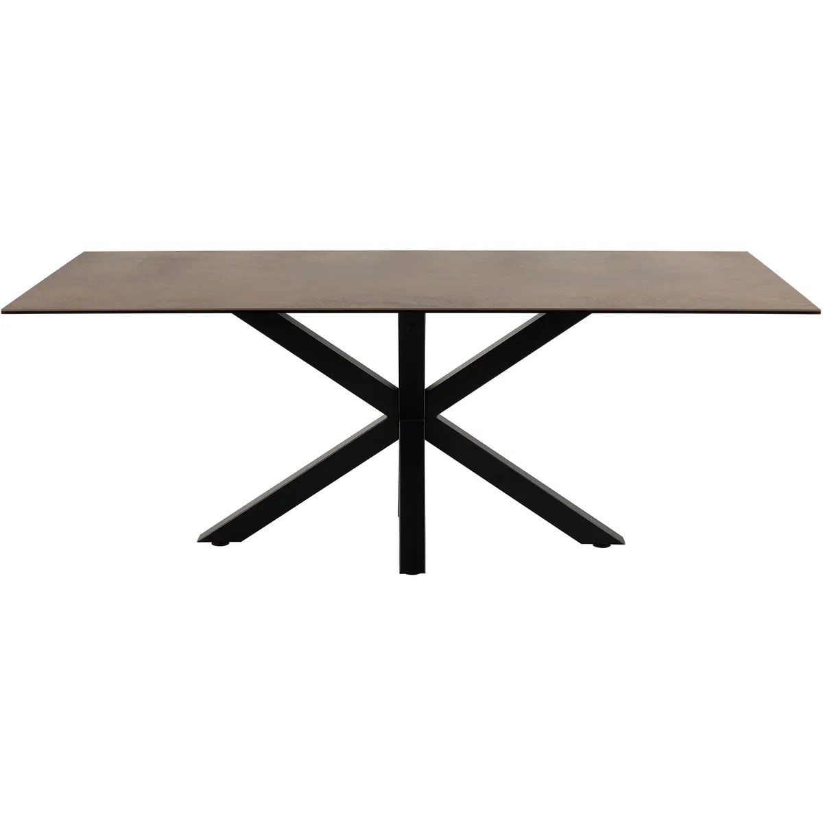 Heaven Dining Table with Ceramic Rusty Brown Top 200cm - Rusty Brown – image 2
