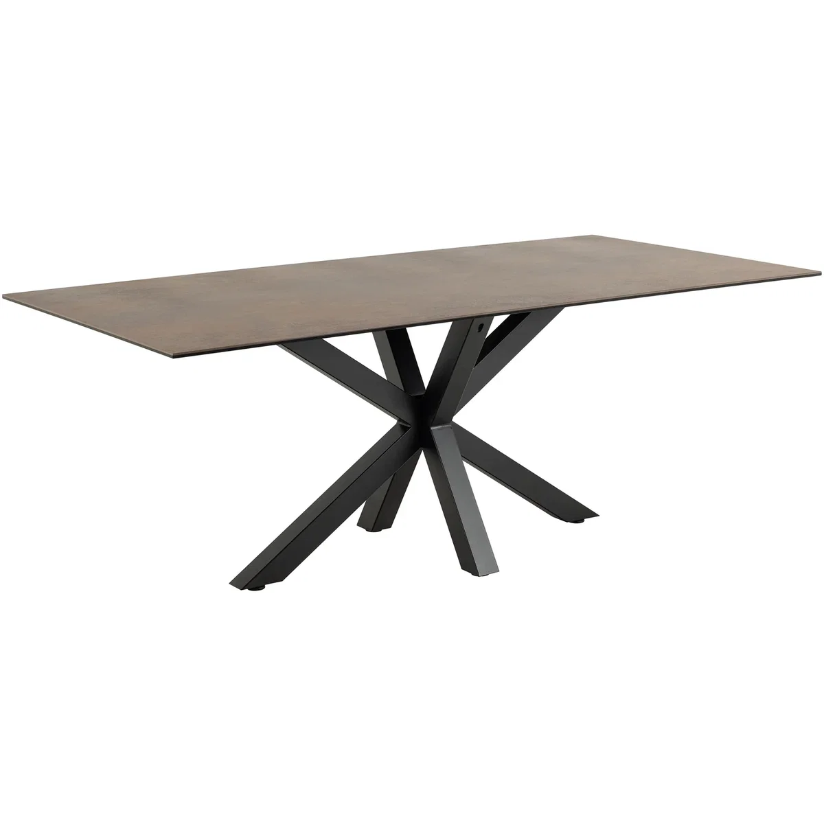 Heaven Dining Table with Ceramic Rusty Brown Top 200cm - Rusty Brown – image 3