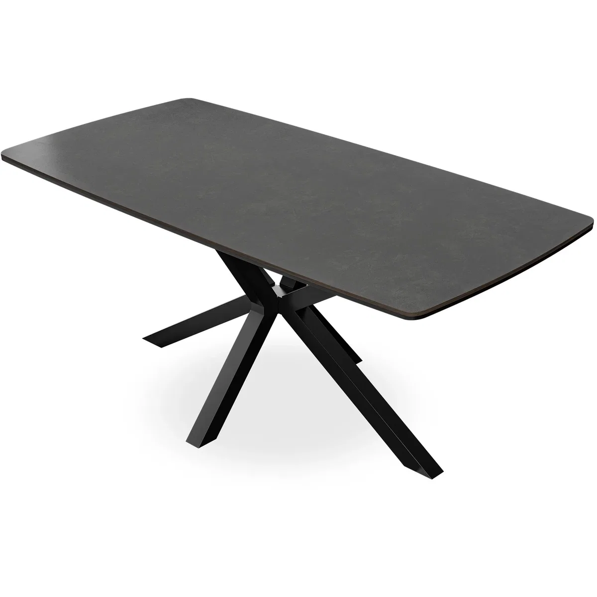 Juno Sintered Stone Ceramic Dining Table - Concrete – image 2