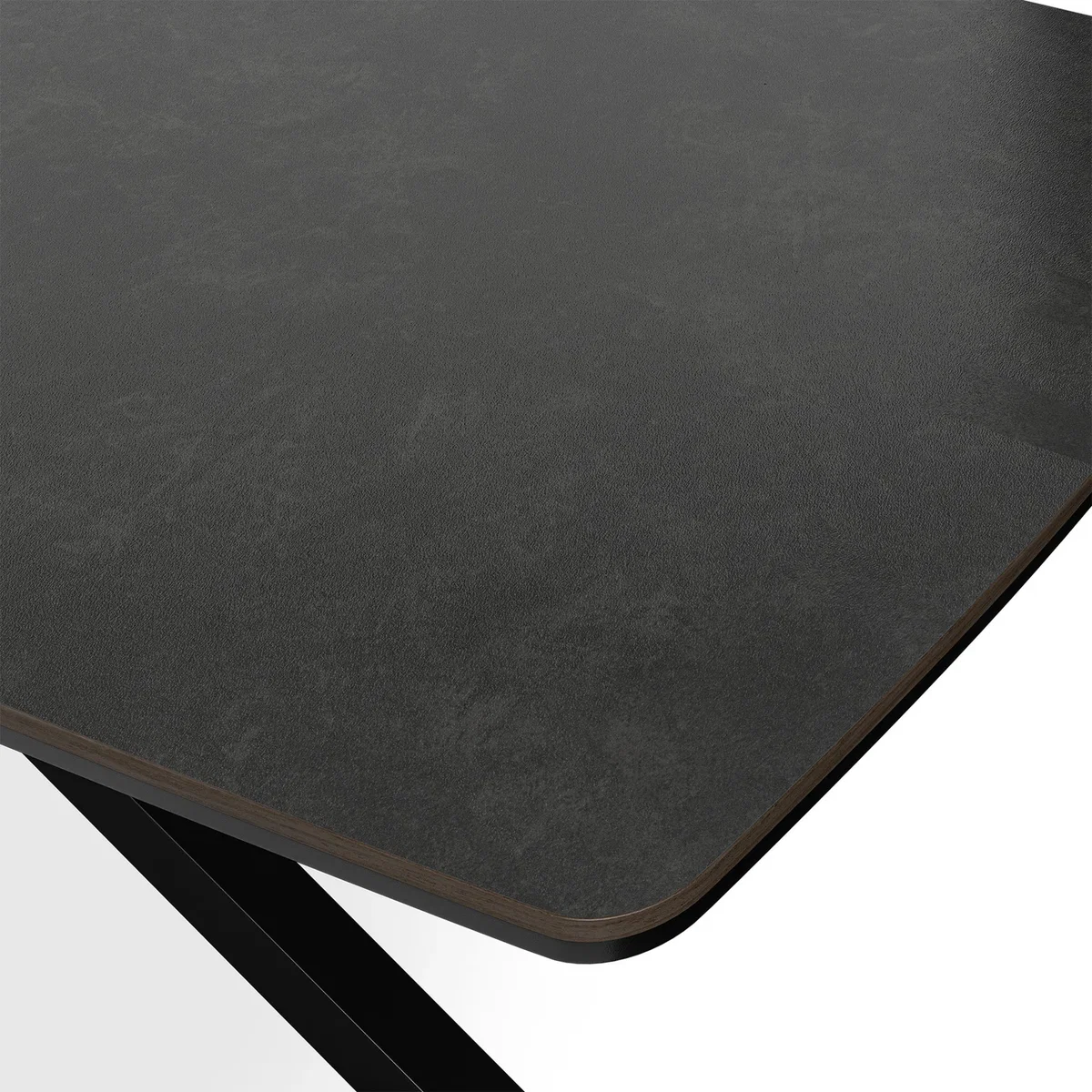 Juno Sintered Stone Ceramic Dining Table - Concrete – image 4
