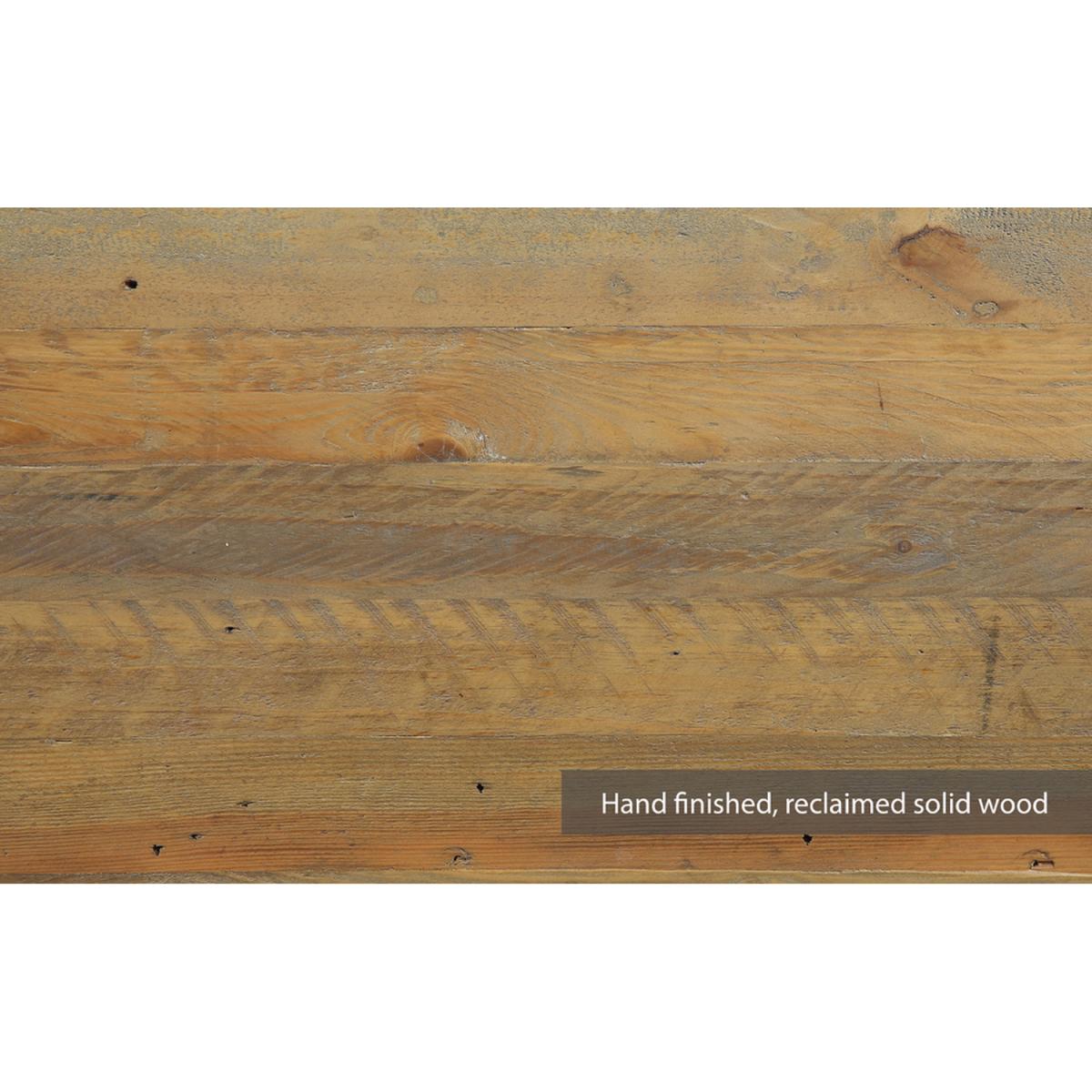 Urban Elegance - Reclaimed Extending Dining Table - Rustic Brown – image 2