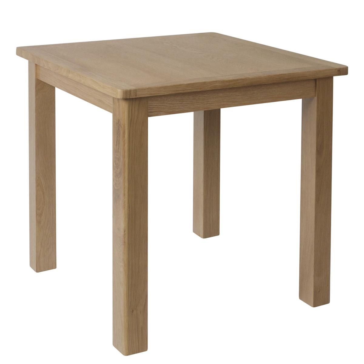Cambridge Fixed Top Table - Rustic Oak – image 2