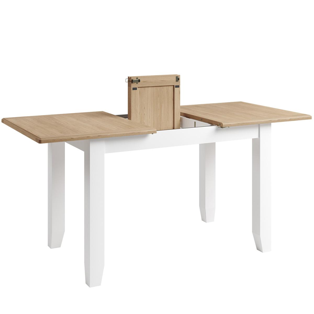 Ashford 1.2M Butterfly Extending Dining Table - Pure White – image 3