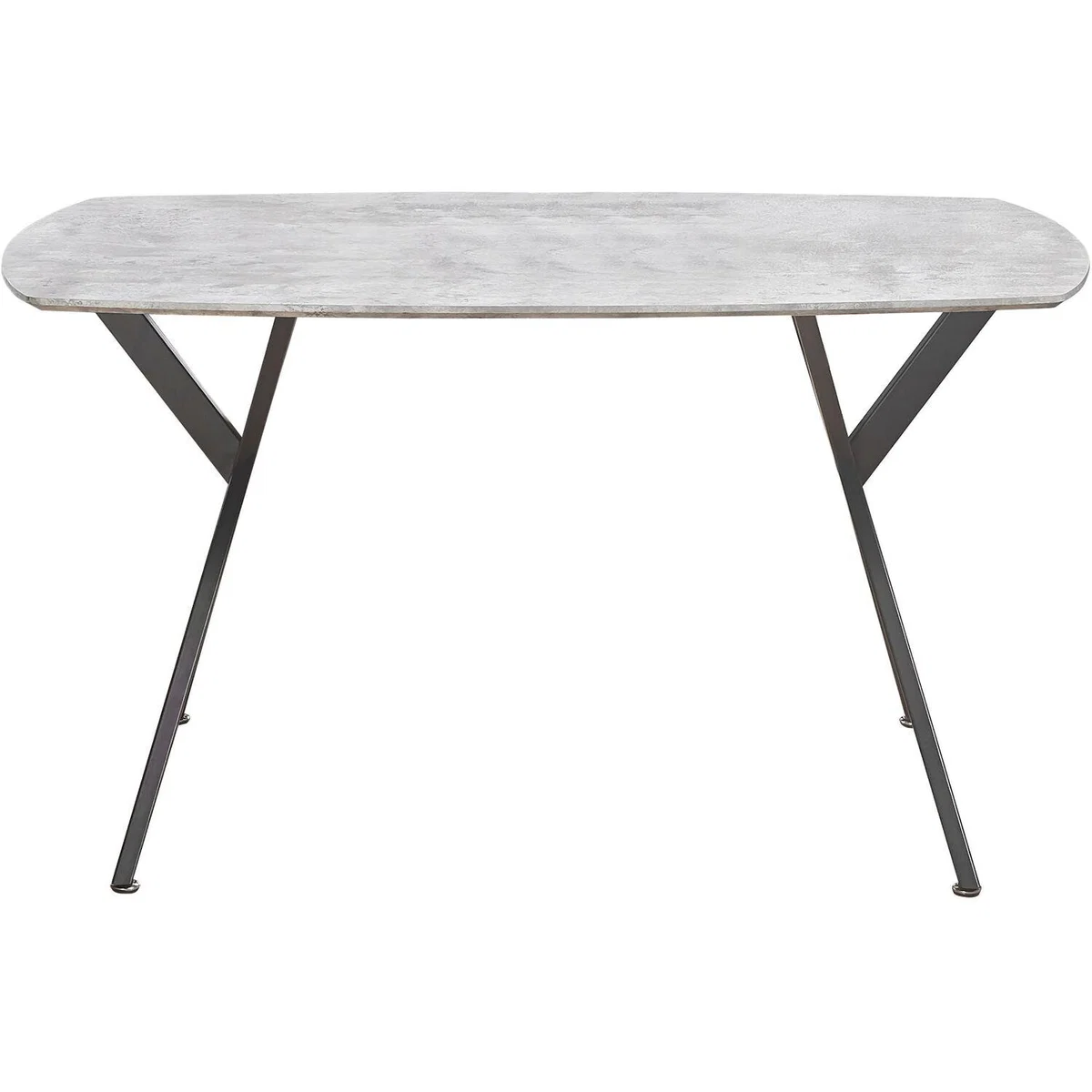 Athens Concrete effect Rectangular Dining Table - concrete effect – image 3