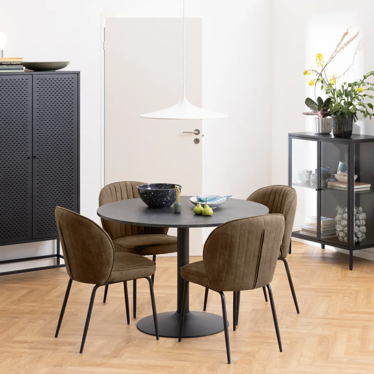 Furniture To Go Ibiza Round Dining Table - Black – image 2
